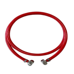 CO₂ hogedruk slangen – Gewapend 8 × 14 mm | 2 x 3/4" Zeskant moer