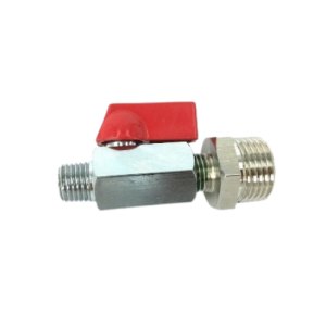 Perle CO₂ mini kogelkraan - vernikkeld messing | 5/8”, 3/4” → 1/4”