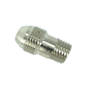 Perle messing vernikkelde Flare nippel – 1/4" → 3/8" Flare