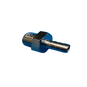 Messing Vernikkelde Tule – G 1/4" naar Slangnippel 6 mm