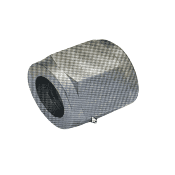 Messing Vernikkelde Zeskantmoer – 3/8" (⌀ 10,8 mm)