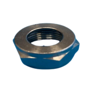 Messing Vernikkelde Zeskantmoer – 5/8" (⌀ 14,2 mm)