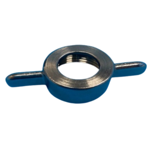 Messing Vernikkelde Vleugelmoeren – Diverse Maten