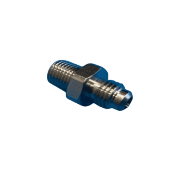 Messing Vernikkelde Nippel – G 1/4" naar 1/8 UNF