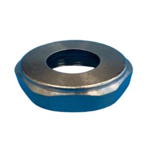 Messing Vernikkelde Zeskantmoer – 3/4" (⌀ 17,7 mm)