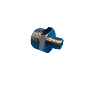 Messing Vernikkelde Nippel – G 1/4" naar G 1/2"