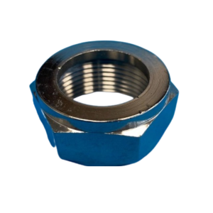 Messing Vernikkelde Zeskantmoer – 3/4" (⌀ 14,7 mm)