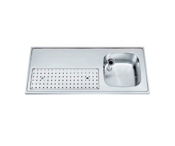 RVS Tapblad met Spoelbak – Franke ST-BB150-1 (1500 × 500 mm) - Image 2