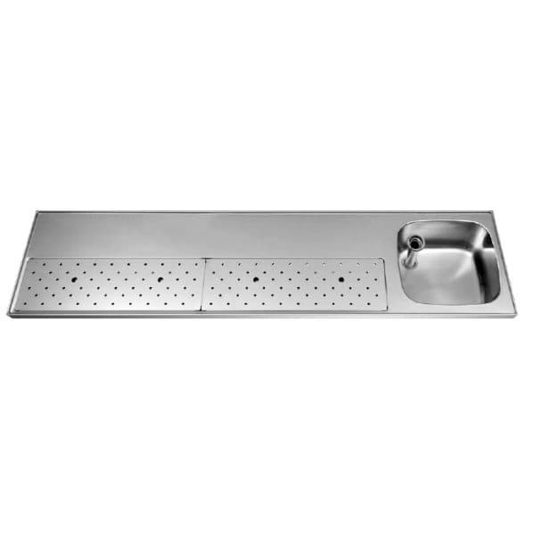 RVS Tapblad met Spoelbak – Franke ST-BB200-1 (2000 × 500 mm) - Image 2