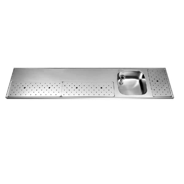 RVS Tapblad met Spoelbak – Franke ST-BB230-1 (2300 × 500 mm) - Image 2