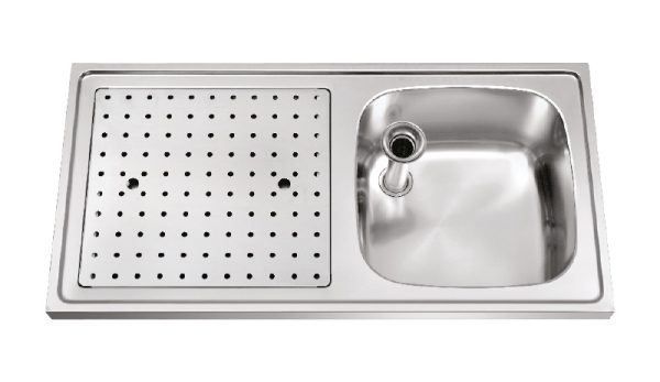 RVS Tapblad met Spoelbak – Franke ST-SL110-1 (1100 × 500 mm) - Image 2