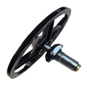 ABS Cleaning Head – Zwart (Compleet, incl. Messing Waterdispense)