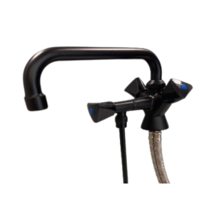 Perle Onderspoel Mengkraan – Zwenkarm - Hoogglans Zwart