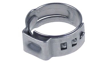 RVS 304 oorklemmen in diverse maten voor slang- en leidingverbindingen