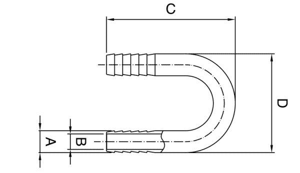 RVS U-Bocht Slang Koppeling – PERLE (diverse diameters) - Image 8