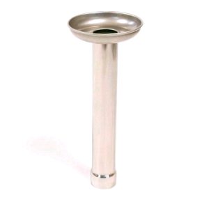 Overlooppijp RVS 304 met Kelk – Ø28 mm (HELLE)