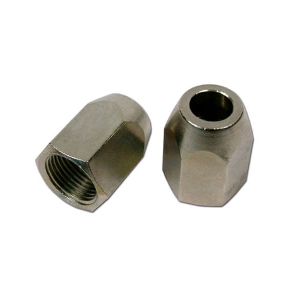 Flare moer 20 met 3/8 binnendraad en binnendiameter 10,7 mm