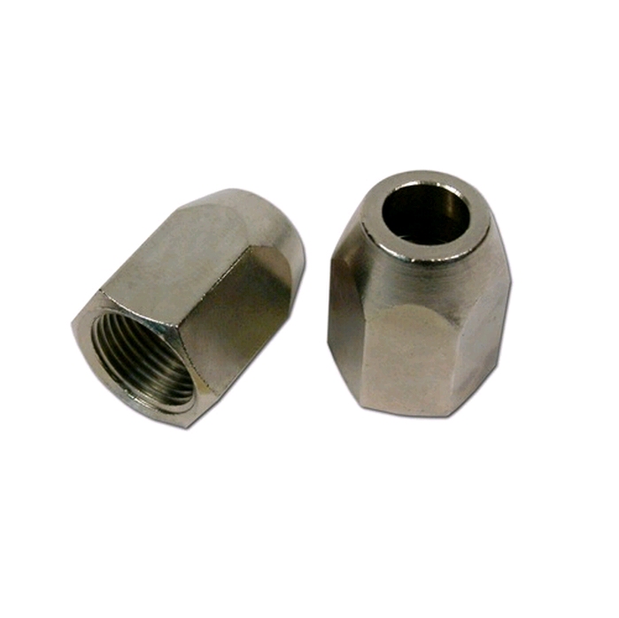 Flare moer 20 met 3/8 binnendraad en binnendiameter 10,7 mm