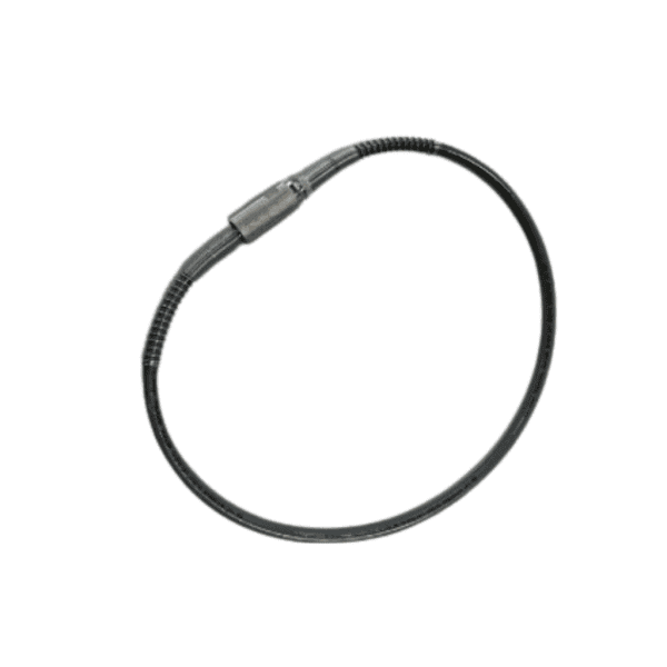 HP CO₂ slang PERLE recht, 300 bar, lengte 1,20 meter, kleur grijs