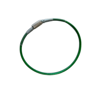 Nitrogen HP tube voor N₂ en CO₂, 300 bar, 1,20 meter, groen