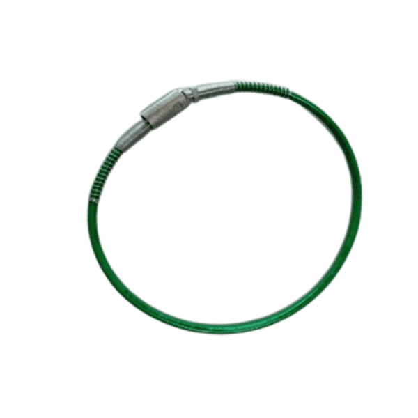Nitrogen HP tube voor N₂ en CO₂, 300 bar, 1,20 meter, groen