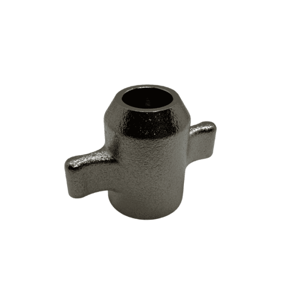 Messing Vernikkelde Vleugelmoer – 3/8" (Binnengat Ø 10,8 mm)