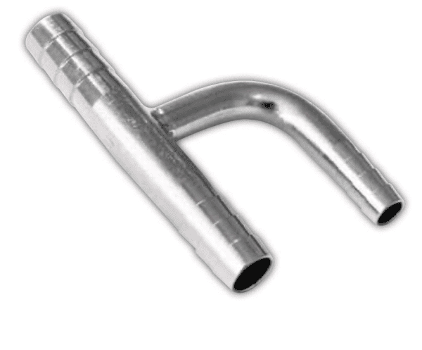 RVS H-Bocht Slang Koppeling – PERLE (diverse diameters)