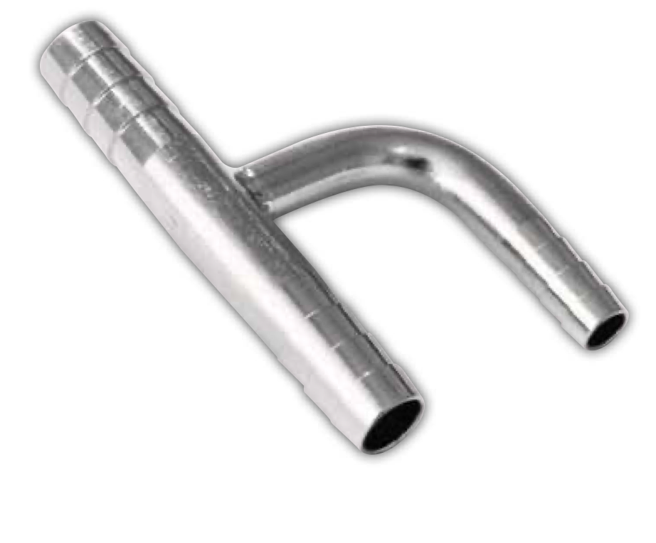 RVS H-Bocht Slang Koppeling – PERLE (diverse diameters)